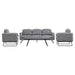 Sorrento 5 Seater Lounge Set Slate by Green4Life (Former Ancona) - Green4Life