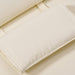 Sun Lounger Cushion Replacement with Pillow - Cream White - Outsunny - Green4Life