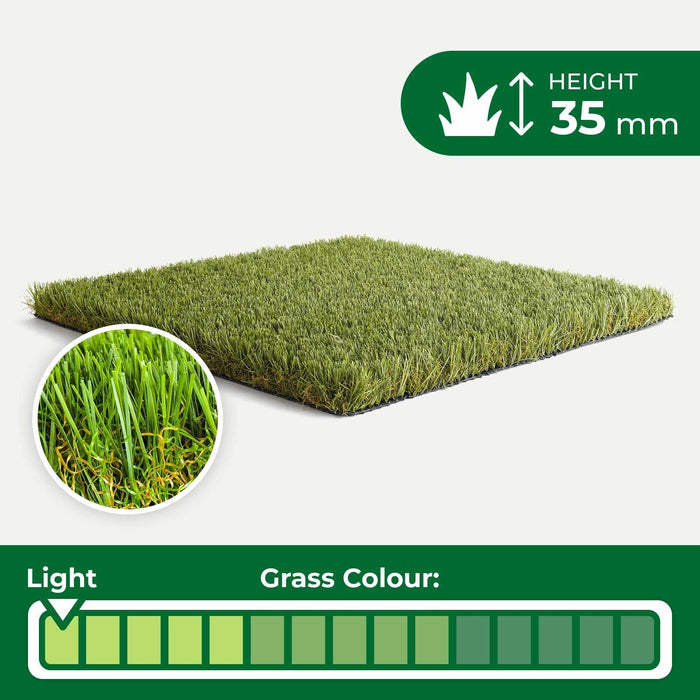 Sydney 35mm Artificial Grass - 10 Years Warranty - Green4Life