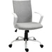Vinsetto Swivel Chair with Linen Upholstery - Light Grey - Green4Life