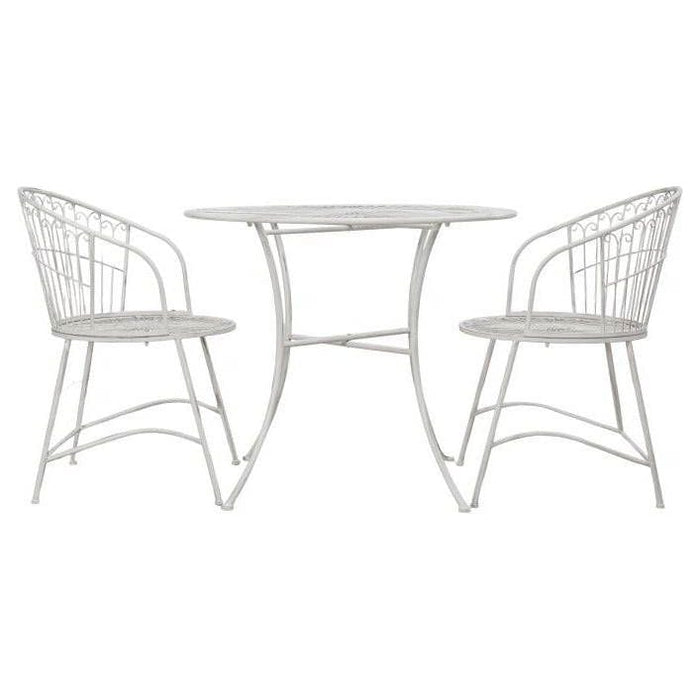 Tivoli 2 Seater Bistro Set Vanilla (Former Siracusa) - Green4Life