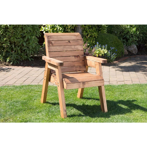 Traditional Armchair (Flat Pack) - Scandinavian Redwood - Green4Life