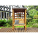 Two Seat Arbour Grey - Scandinavian Redwood - Green4Life