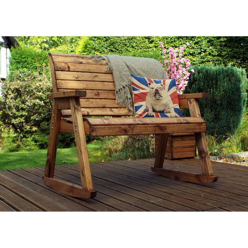 Two Seat Rocking Bench (Flat Pack) - Scandinavian Redwood - Green4Life