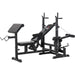 Multi-Exercise Full-Body Weight Rack with Bench Press, Leg Extension & Chest Resistance Band - Green4Life