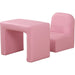 Playful Pink 2-in-1 Kids Armchair and Table Set - Green4Life