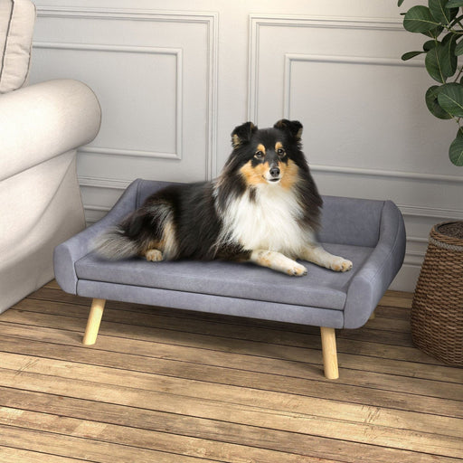 Slate Grey Elegance Pet Sofa – Comfort for Medium and Large Dogs - Green4Life