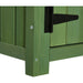 Outsunny Fir Wood Shed with 3 Shelves 77 x 54 x 179cm - Green - Green4Life