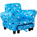 Starry Sky Blue Mini Sofa for Kids with Footrest - Green4Life