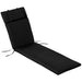 Sun Lounger Cushion - Black - Outsunny - Green4Life