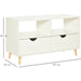 TV Stand Cabinet with Shelf & Drawers for TVs up to 42" - White - Green4Life