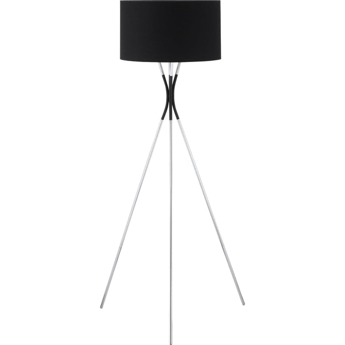 Free Standing Tripod Floor Lamp - Black & Silver - Green4Life