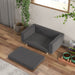 Modern Grey Elevated Pet Sofa – Small/Medium - Green4Life