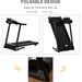 Folding Treadmill Machine with 12 Modes, LED Display, Drink Holder & Phone Holder - Black - Green4Life