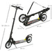 Foldable Scooter with Rear Brake for Ages 14+ years - Black - Green4Life