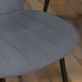 Set of 2 Velvet Dining Chairs - Dark Grey - Green4Life