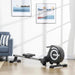 Foldable & Adjustable Magnetic Rowing Machine with LCD Digital Monitor - Black/Silver - Green4Life