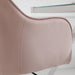 Vinsetto PU Leather Office Chair with Rechargeable Electric Massage Pillow - Pink - Green4Life