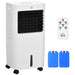 HOMCOM Air Cooler and Humidifier Fan with 15L Water Tank - White - Green4Life