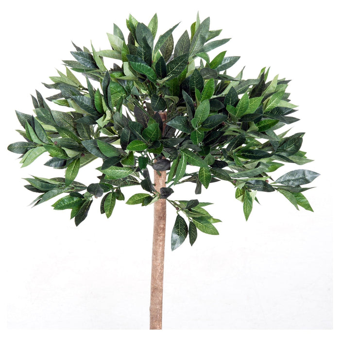 90cm Artificial Olive Tree Potted in An Orange Pot - Green4Life