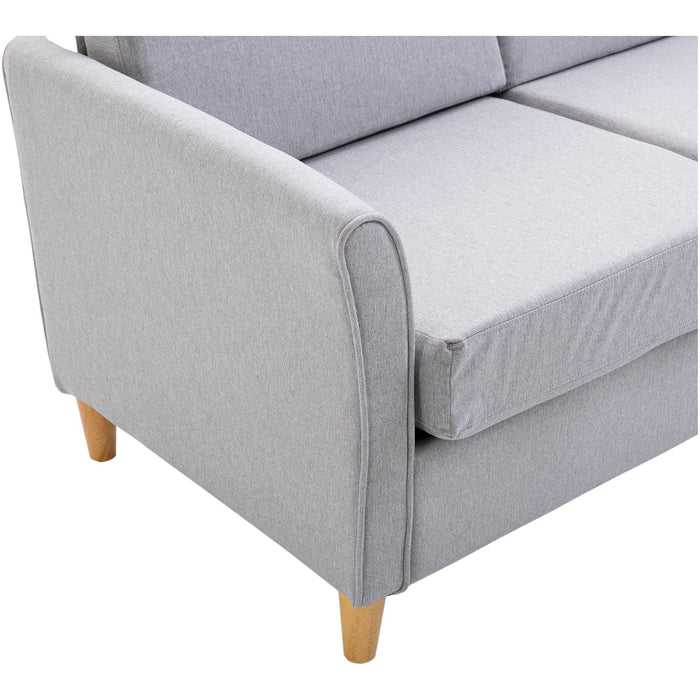 HOMCOM Two-Seater Sofa - Grey - Green4Life