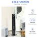 HOMCOM 42" Tower Fan with Ice Box, 4 Modes & 3 Speeds - Black - Green4Life