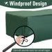 205 x 145 x 70cm Outsunny Furniture Cover UV Resistant and Waterproof - Green - Green4Life