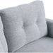 HOMCOM Two-Seater Sofa, with Pillow - Light Grey - Green4Life