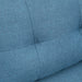 HOMCOM 2 Seater Sofa for with Cushions - Dark Blue - Green4Life